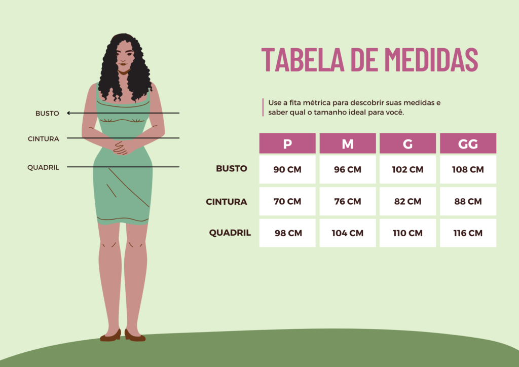 TABELA DE MEDIDAS